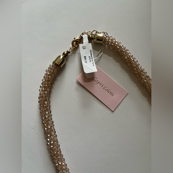 Elegant Crystal Glass Necklace - Picture 3 of 4